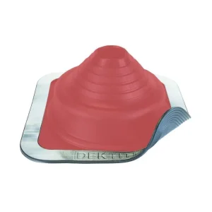 DEKTITE Premium Red Silicone Pipe Flashing For Metal Roofs