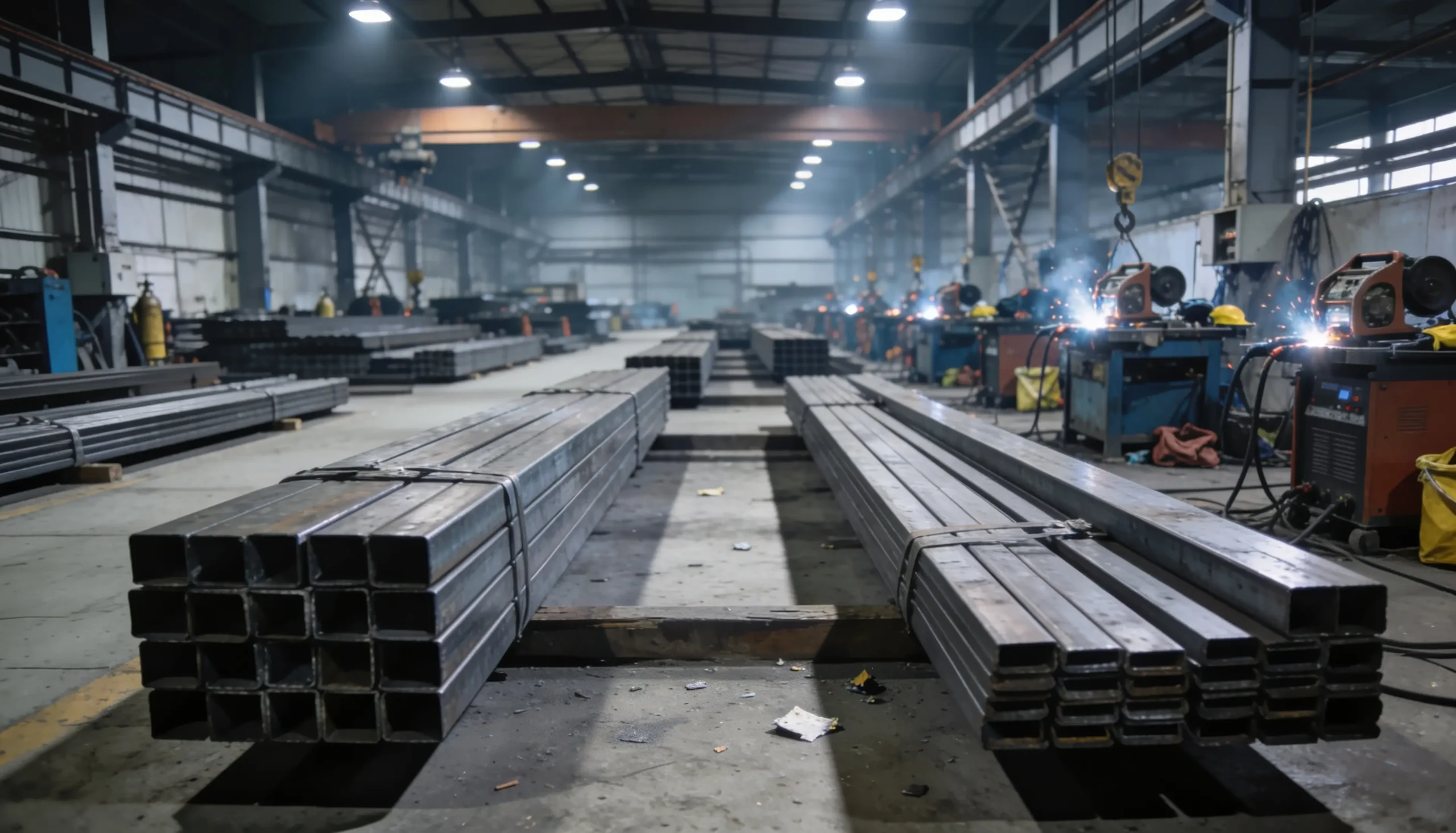 Steel Beams And Columns