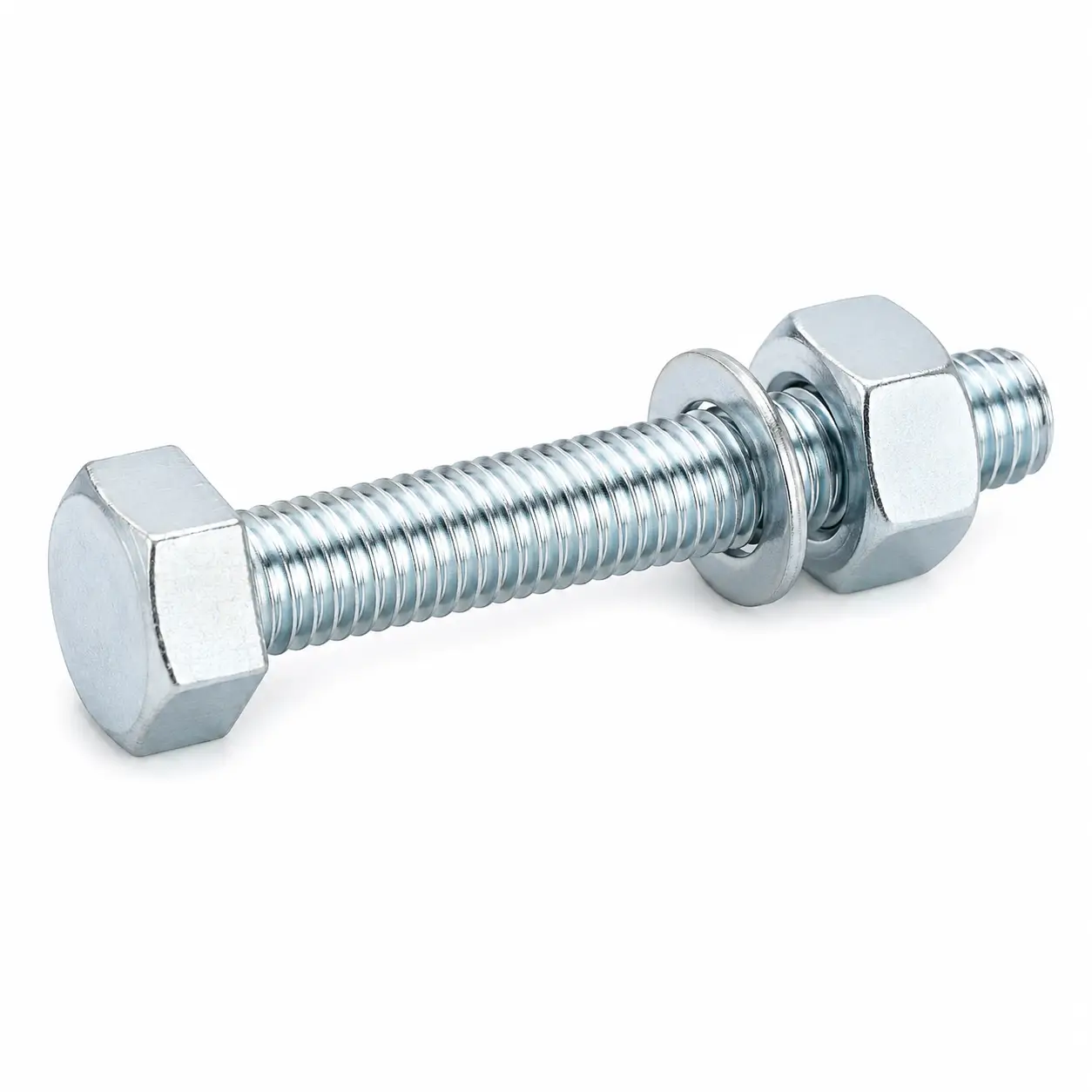 Bolts M20 x 40 Bright Zinc Plated Bolts M20 x 40 Bright Zinc Plated - Image 1
