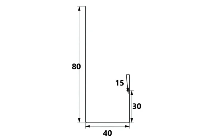 FL13 J - Channel Standard 2m Black - Image 2