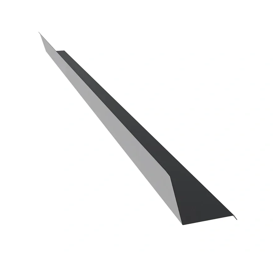 FL6 Wall Abutment Standard 2m RAL 7016 Grey FL6 Wall Abutment Standard 2m RAL 7016 Grey - Image 1