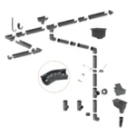 PVC 90° External Corner - Ø130, RAL - Image 2