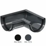 PVC 90° Internal Corner - Ø100, RAL