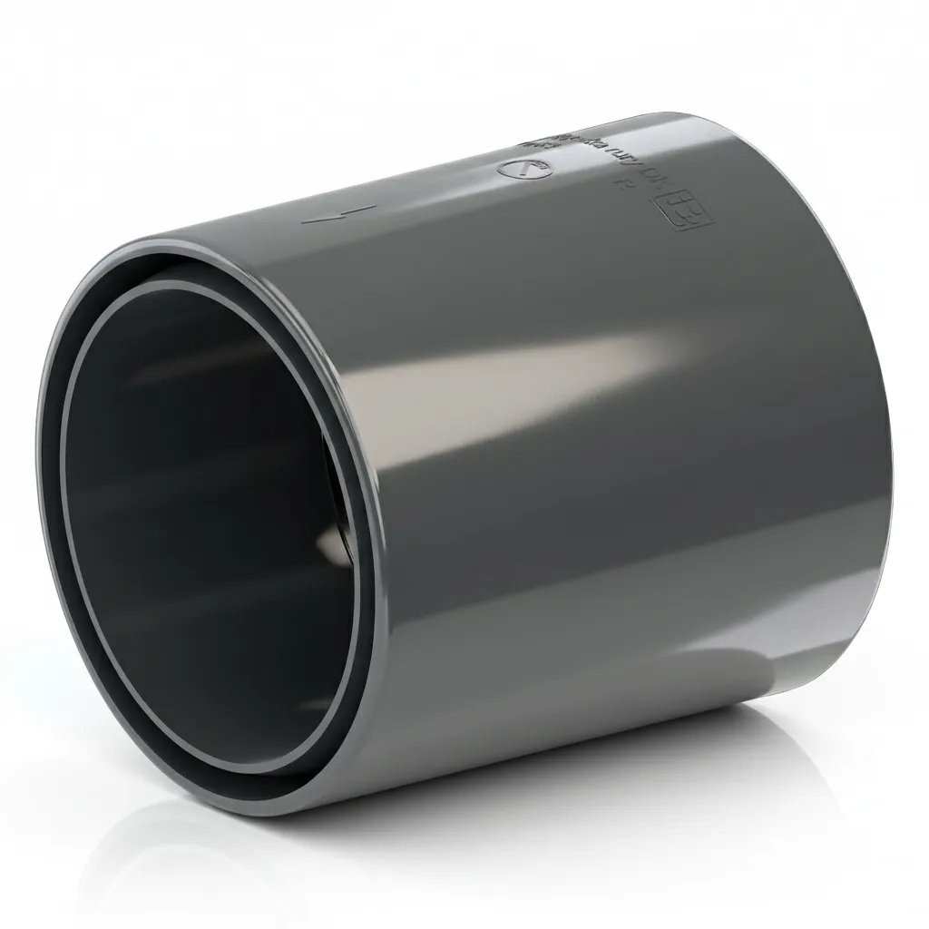 PVC Downpipe Connector - Ø63, RAL PVC Downpipe Connector - Ø63, RAL - Image 1