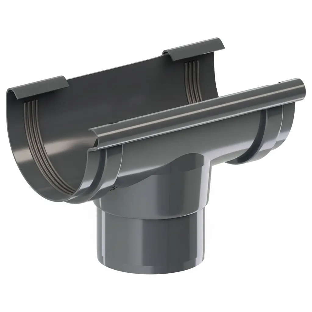 PVC Gutter Funnel - Ø100/90, RAL PVC Gutter Funnel - Ø100/90, RAL - Image 1