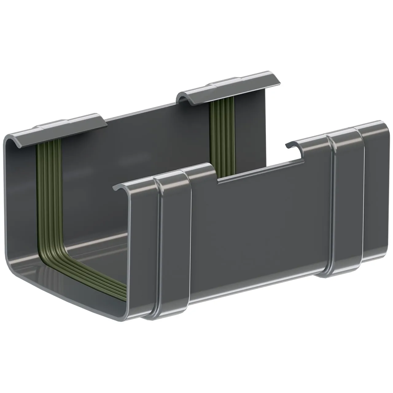 PVC Square gutter connector – Ø135, RAL