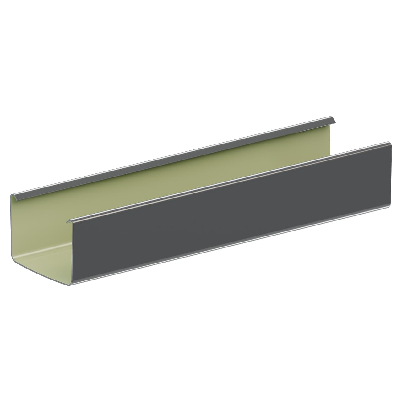 PVC Square Gutter – Ø135, RAL