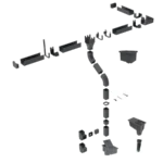 Rafter Gutter Bracket BB - Ø135, RAL - Image 2