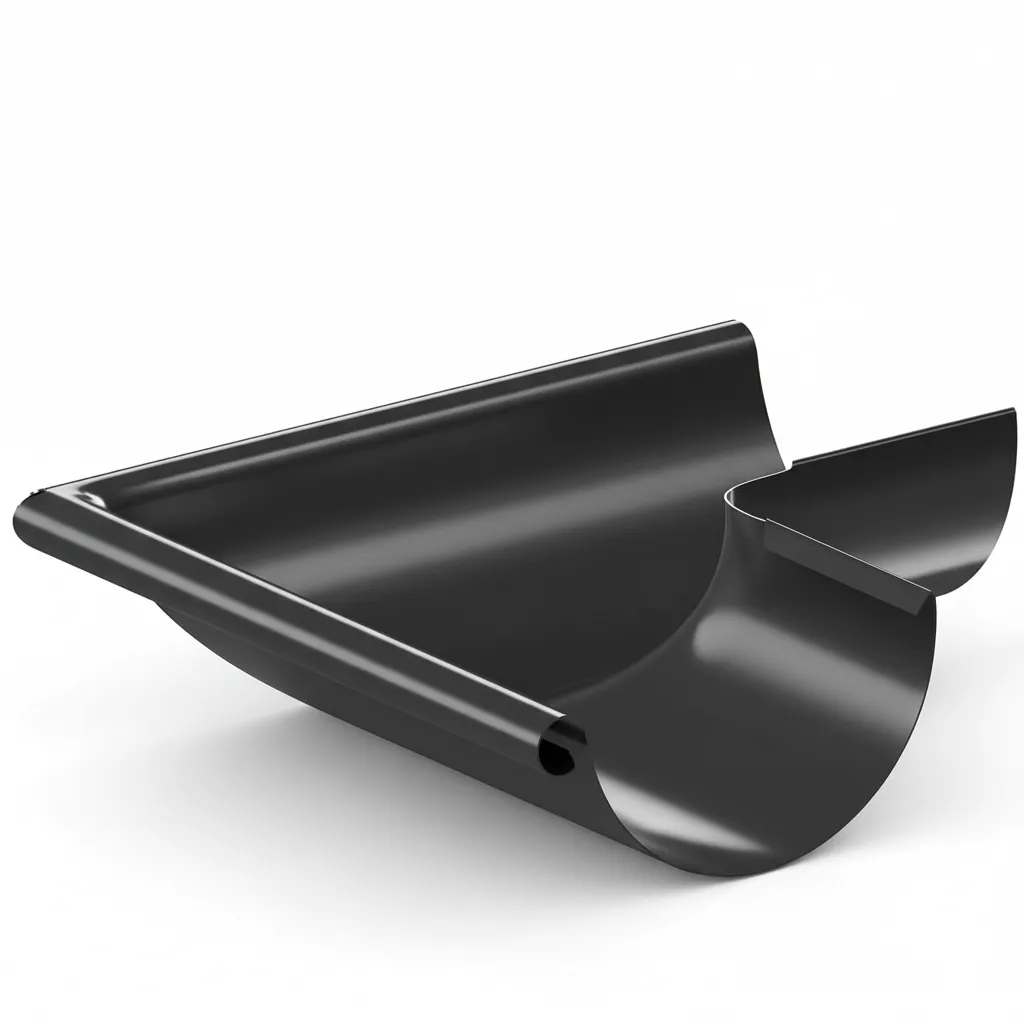 Steel 90° External Corner - Ø150, RAL Steel 90° External Corner - Ø150, RAL - Image 1