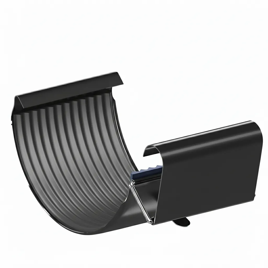 Steel Gutter Connector - Ø130, RAL Steel Gutter Connector - Ø130, RAL - Image 1