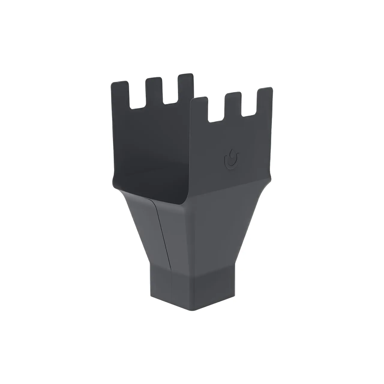 Steel Square Gutter Funnel - Ø135/80, RAL Steel Square Gutter Funnel - Ø135/80, RAL - Image 1