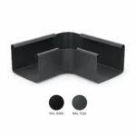 Steel Square Universal Gutter Corner 80-179° - Ø135, RAL
